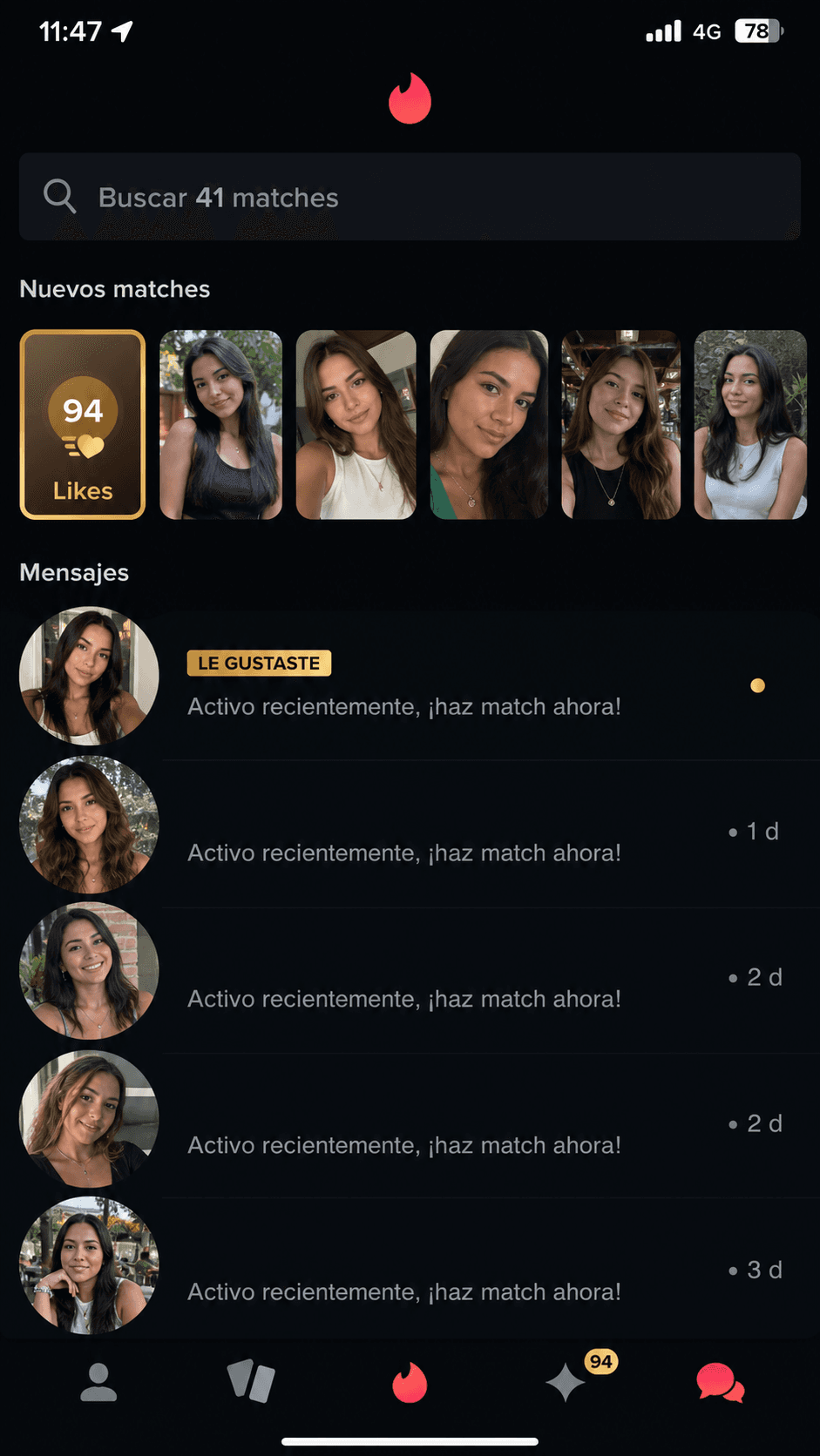 Prueba social 1: resultados obtenidos con los prompts